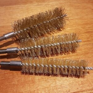 Boiler Tube Pipe Brush - BRASS WIRE - 1/2 inch BSW Fitting