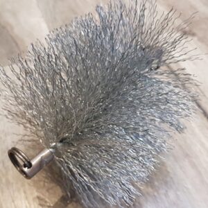 MINI Pull Through Flue Cleaning Brush Heads-Galvanised Steel