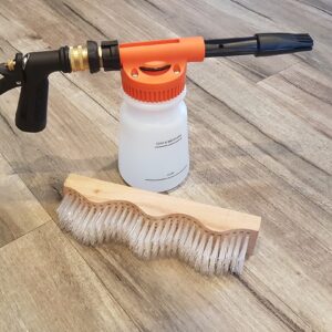 Roof Cleaning Combo - Corrugated Roof Brush + Soap Foaming Gun