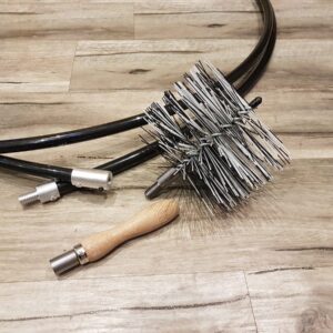 * Flexi Flue Cleaning Brush Kit - for cleaning Flues with bends
